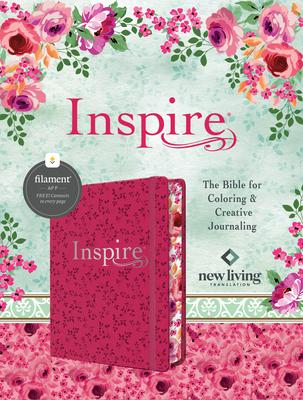 Inspire Bible Nlt, Filament Enabled (Hardcover Leatherlike, Pink Peony)