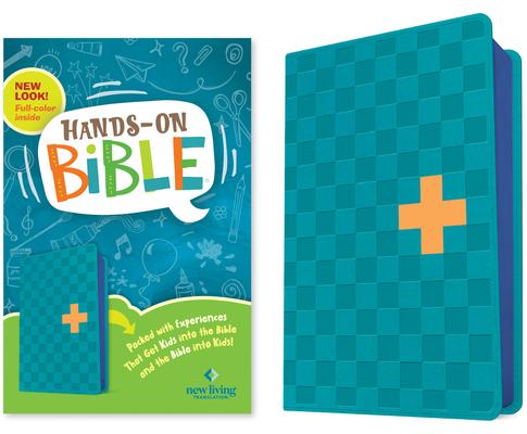 NLT Hands-On Bible, Third Edition (Leatherlike, Blue Check Cross)