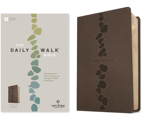 The Daily Walk Bible Nlt, Filament Enabled (Leatherlike, Stepping Stones Dark Taupe)