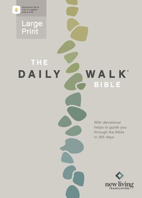 The Daily Walk Bible Large Print Nlt, Filament Enabled (Softcover)