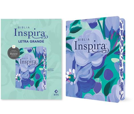 Biblia Inspira Ntv, Letra Grande Con Filament (Sentipiel, Ramo Azul) Subscription