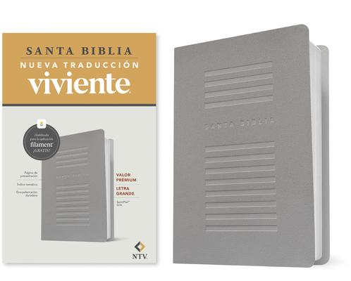 Biblia Valor Prmium Ntv, Letra Grande Con Filament (Sentipiel, Gris) Subscription