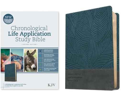 KJV Chronological Life Application Study Bible, Second Edition (Leatherlike, Palm Forest Blue) Subscription
