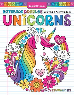 Notebook Doodles Unicorns: Coloring and Activity Book