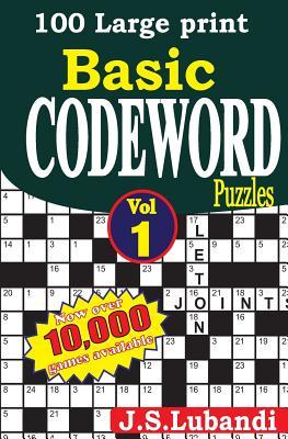 100 Large print Basic Codeword puzzles