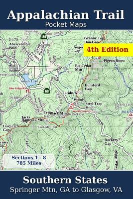 Appalachian Trail Pocket Maps - Southern States