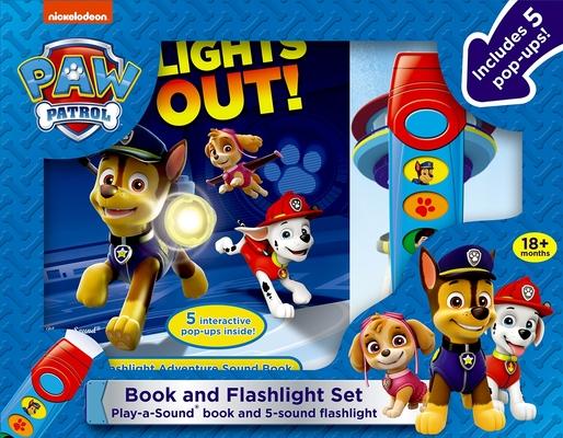 Nickelodeon Paw Patrol: Lights Out! Book and 5-Sound Flashlight Set [With Flashlight and Battery]