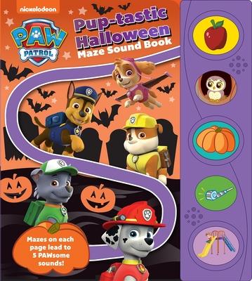 Nickelodeon Paw Patrol: Puptastic Halloween Maze Sound Book [With Battery]