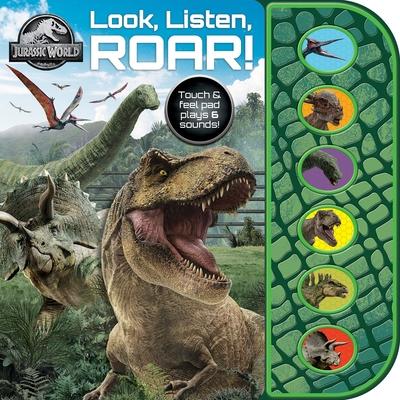 Jurassic World: Look, Listen, Roar Sound Book [With Battery]