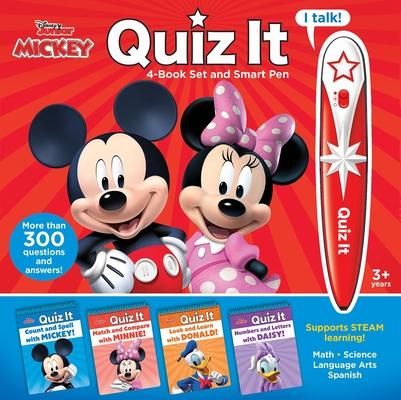 Disney Mickey Mouse Clubhouse: Quiz It 4-Book Set and Smart Pen [With Battery]