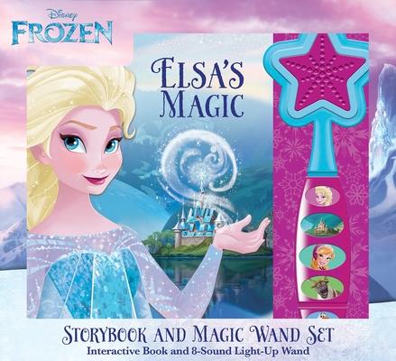 Disney Frozen: Elsa's Magic Storybook and Magic Wand Sound Book Set [With Battery]