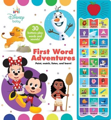 Disney Baby: First Word Adventures Sound Book [With Battery]