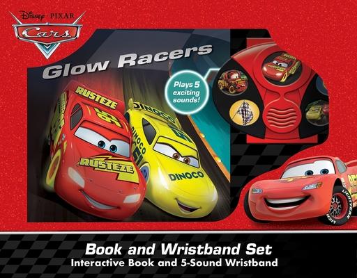 Disney Pixar Cars: Glow Racers Book and 5-Sound Wristband Set [With Battery]