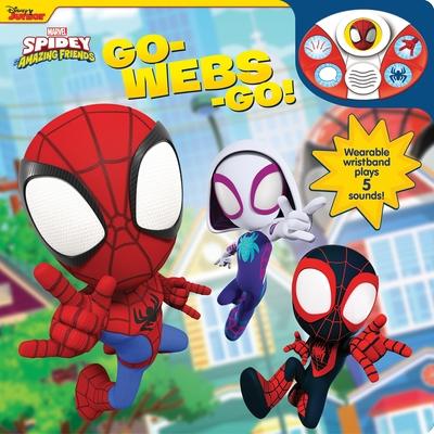 Disney Junior Marvel Spidey and His Amazing Friends: Go-Webs-Go! Sound Book and Wristband [With Battery]