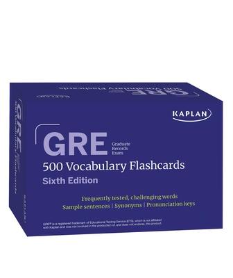 GRE Vocabulary Flashcards, Sixth Edition + Online Access to Review Your Cards, a Practice Test, and Video Tutorials