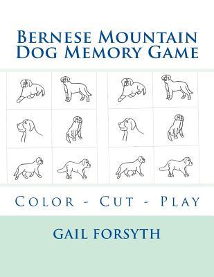 Bernese Mountain Dog Memory Game: Color - Cut - Play