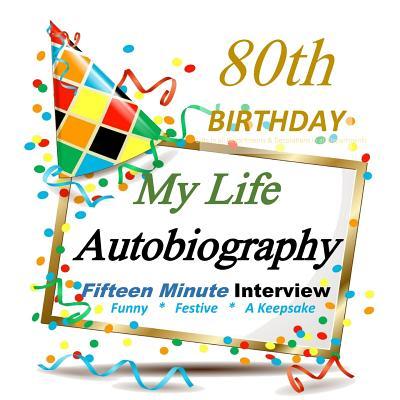 80th Birthday Decorations: My 80th Birthday Autobiography, Party Favor for Guest of Honor, 80th Birthday Gifts for Her, for Him in all department