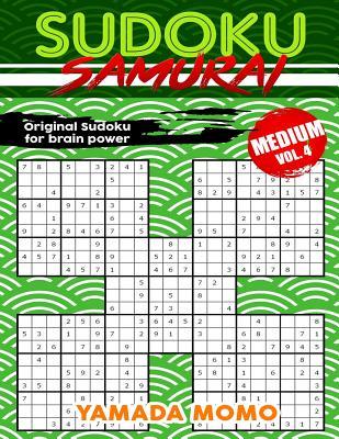 Sudoku Samurai Medium: Original Sudoku For Brain Power Vol. 4: Include 100 Puzzles Sudoku Samurai Medium Level