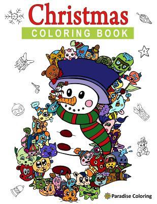 Christmas Coloring Book for Adults: 35 Stress Relief Designs For Adults (Christmas Adult Coloring Book)