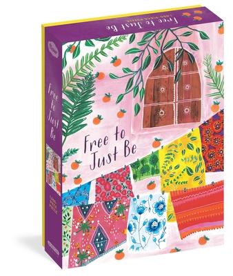 Free to Just Be 1,000-Piece Puzzle: (Flow) for Adults Families Picture Quote Mindfulness Game Gift Jigsaw 26 3/8" X 18 7/8"