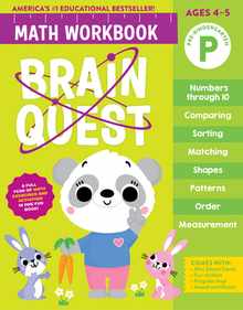 Brain Quest Math Workbook: Pre-Kindergarten