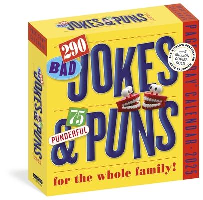 290 Bad Jokes & 75 Punderful Puns Page-A-Day(r) Calendar 2025: For the Whole Family!