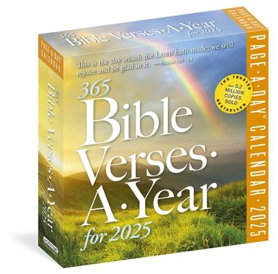 365 Bible Verses-A-Year Page-A-Day(r) Calendar 2025: Timeless Words from the Bible to Guide, Comfort, and Inspire