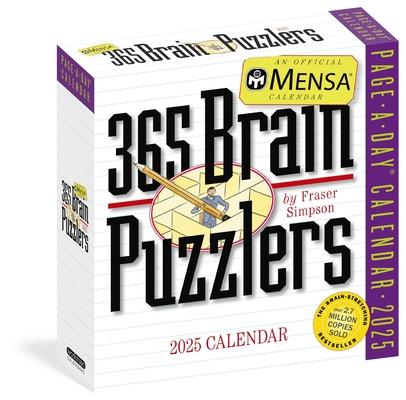 Mensa(r) 365 Brain Puzzlers Page-A-Day(r) Calendar 2025: Word Puzzles, Logic Challenges, Number Problems, and More