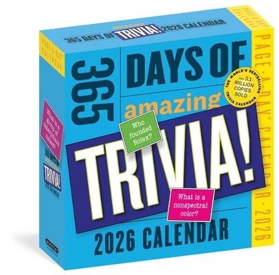 365 Days of Amazing Trivia Page-A-Day(r) Calendar 2026: The World's Bestselling Trivia Calendar