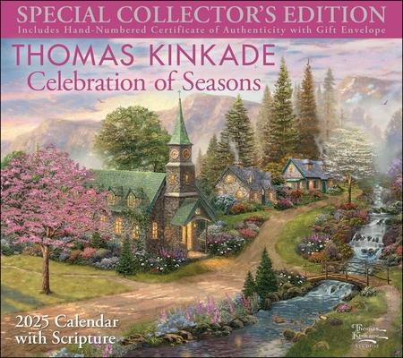 Thomas Kinkade Special Collector's Edition with Scripture 2025 Deluxe Wall Calen: Celebration of Seasons