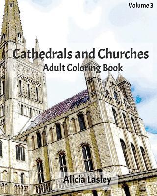 Cathedrals and Churches: Adult Coloring Book, Volume 4: Cathedral Sketches for Coloring