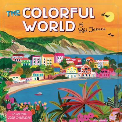 2025 Colorful World of Rhi James Wall Calendar