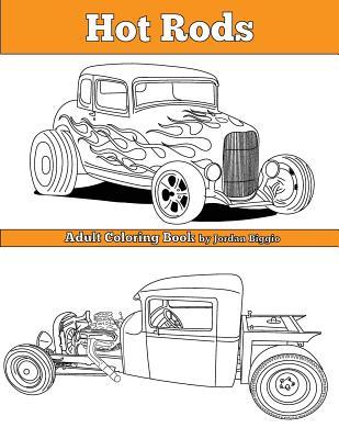 Hot Rods: Adult Coloring Book