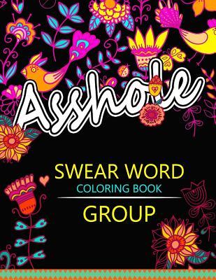 Swear Word coloring Book Group: Insult coloring book, Adult coloring books