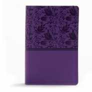 KJV Large Print Personal Size Reference Bible, Purple Leathertouch Subscription