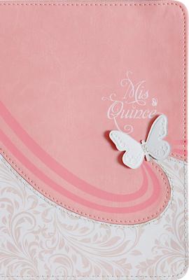 Rvr 1960 Biblia MIS Quince, Rosa Y Blanco Smil Piel