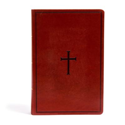 KJV Super Giant Print Reference Bible, Brown Leathertouch, Indexed