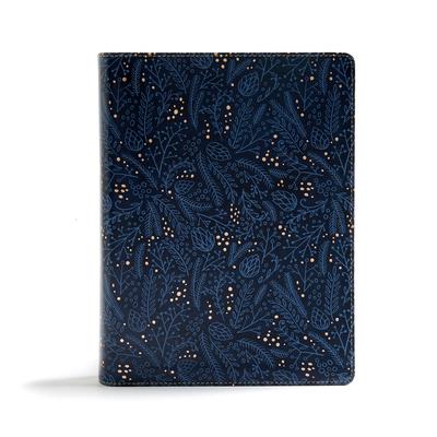 CSB Study Bible, Navy Leathertouch: Faithful and True