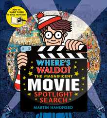 Where's Waldo? the Magnificent Movie Spotlight Search: (A Hidden Object Search-And-Find Puzzle Book with a Magic Flashlight to Reveal the Picture - A