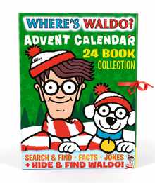 Where's Waldo? Advent Calendar 24-Book Collection: (A Christmas Countdown with 24 Minibooks, Holiday Activities, Jokes, and Family Fun for Kids Ages 5