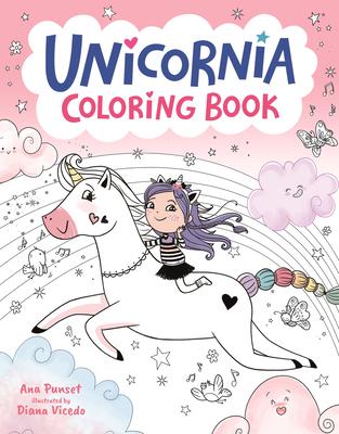 Unicornia Coloring Book: (A Magical Book for Kids Ages 5-7 Filled with Unicorns, Rainbows, and Fun Adventures to Color)