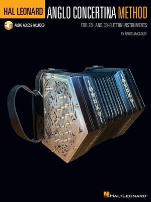 Hal Leonard Anglo Concertina Method - For 20- And 30-Button Instruments by Bruce McCaskey - Book with Online Audio