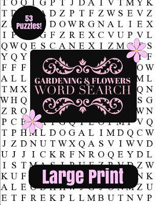 Gardening & Flowers Large Print Word Search