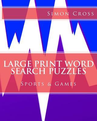 Large Print Word Search Puzzles Sports & Games