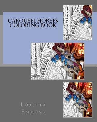 Carousel Horses Coloring Book