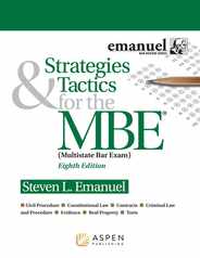 Strategies & Tactics for the MBE Subscription