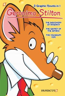 Geronimo Stilton 3-In-1: The Discovery of America, the Secret of the Sphinx, and the Coliseum Con