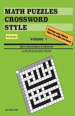 Math Puzzles Crossword Style Vol 1 (travel size)