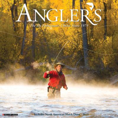 Angler's 2025 12 X 12 Wall Calendar