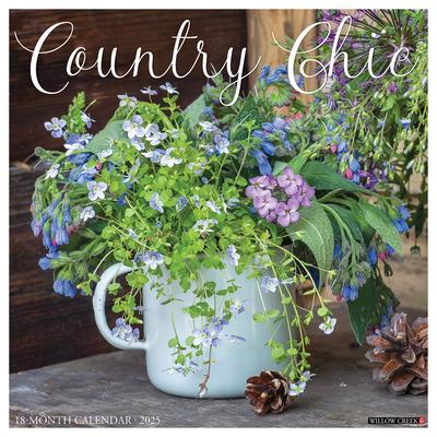 Country Chic 2025 12 X 12 Wall Calendar